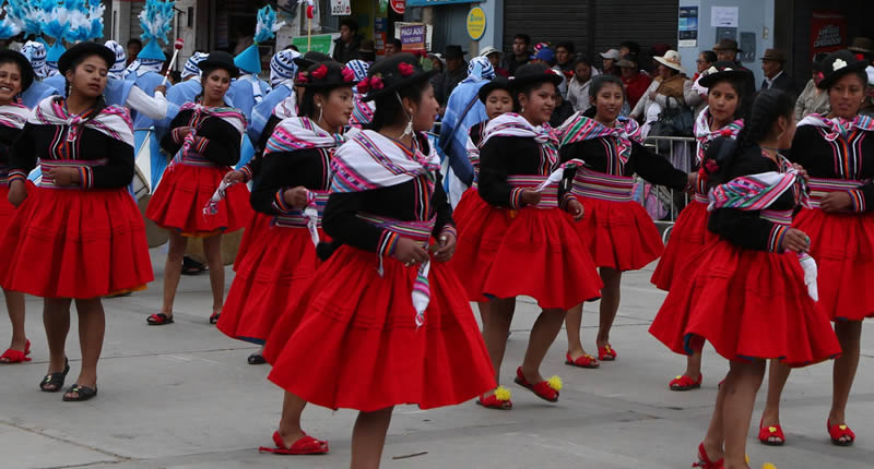 Festividad Virgen de la Inmaculada Concepción in der Stadt Juli