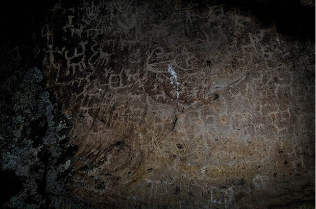 Felskunst von Ichucollo