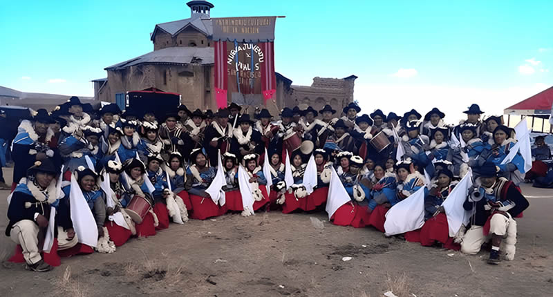 religiöse Feier zu Ehren des Señor de la Exaltación